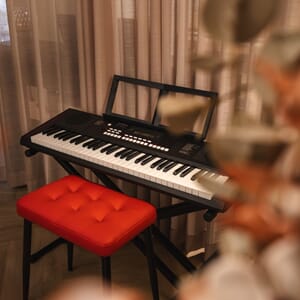 Roland E-X10 Junior Paket Svart - Rød