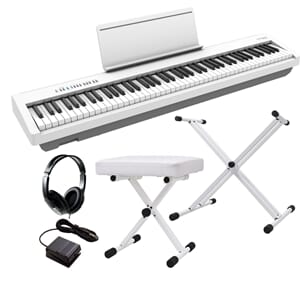Roland FP30X Vit Paket med krysstativ