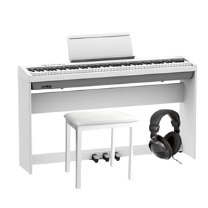 Roland FP-30X Vit Paket med möbelställ
