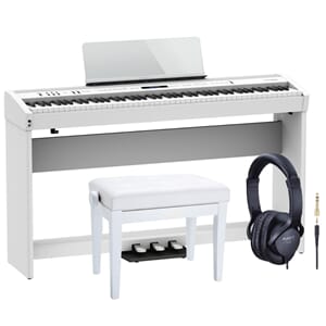 Roland-FP 60X - Vit paketlösning med endast Roland-produkter