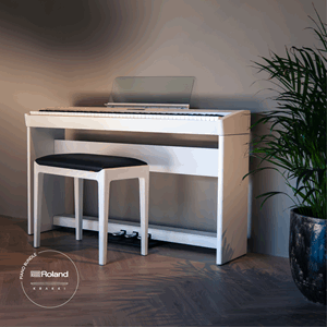 Roland FP-60X Vit Interiör Krakki Pianopaket