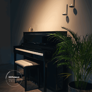 Roland LX6 Svart Pianolack Interiör Krakki Pianopaket