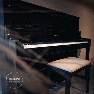 Roland LX9 Svart Pianolack Interiör Krakki Pianopaket