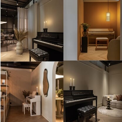 Europe piano sitt Showroom - Roland Piano Store