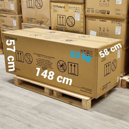 Storlekar på pianokartonger